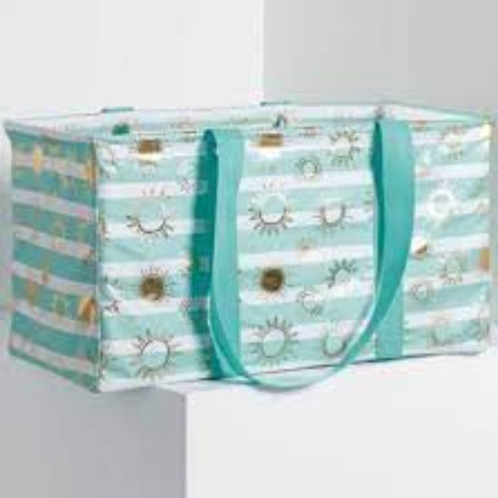 Thirty One Large Utility tote Rays for Days NWT